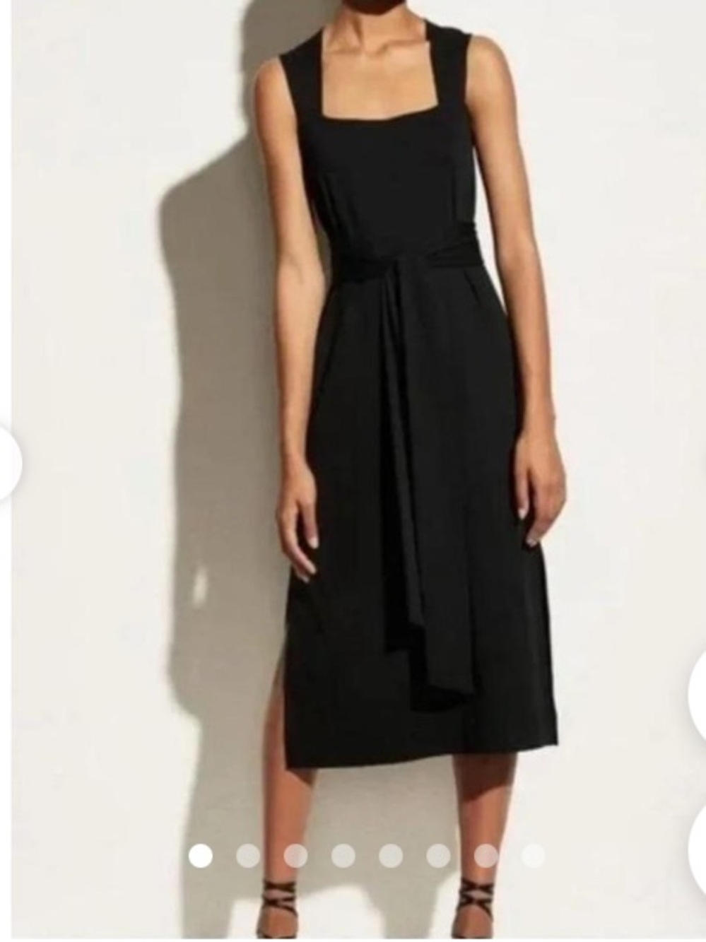 Vince Pima Cotton Belted Dress M